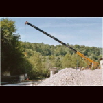 Bild 97 von 100 der Baubilder Betonarbeiten an Wehrfeld 2 um Erosions Schden zu beseitigen